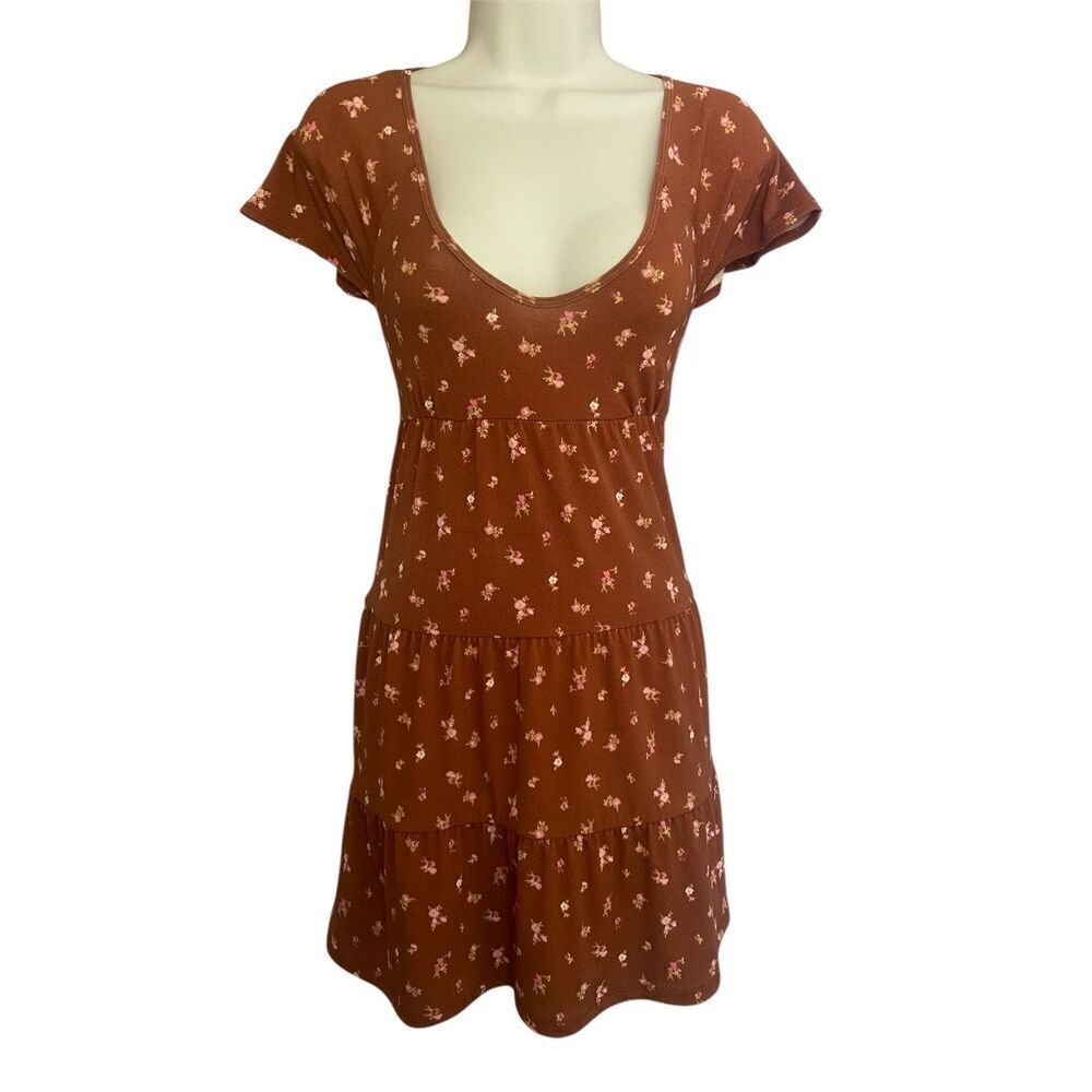 Aeropostale Scoop Neck Floral Summer Dress Size Small